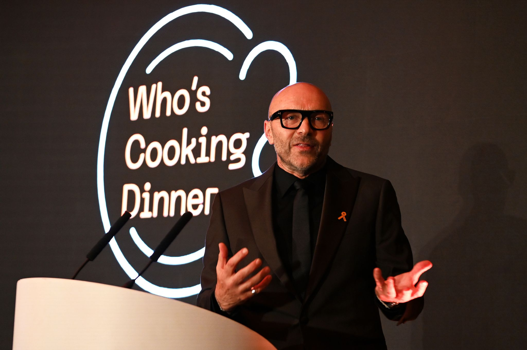 Professional stage lighting and LED video production during Who's Cooking Dinner? 2026.
