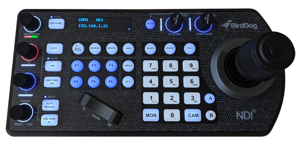 BirdDog PTZ Keyboard Dry Hire | Bigabox Productions