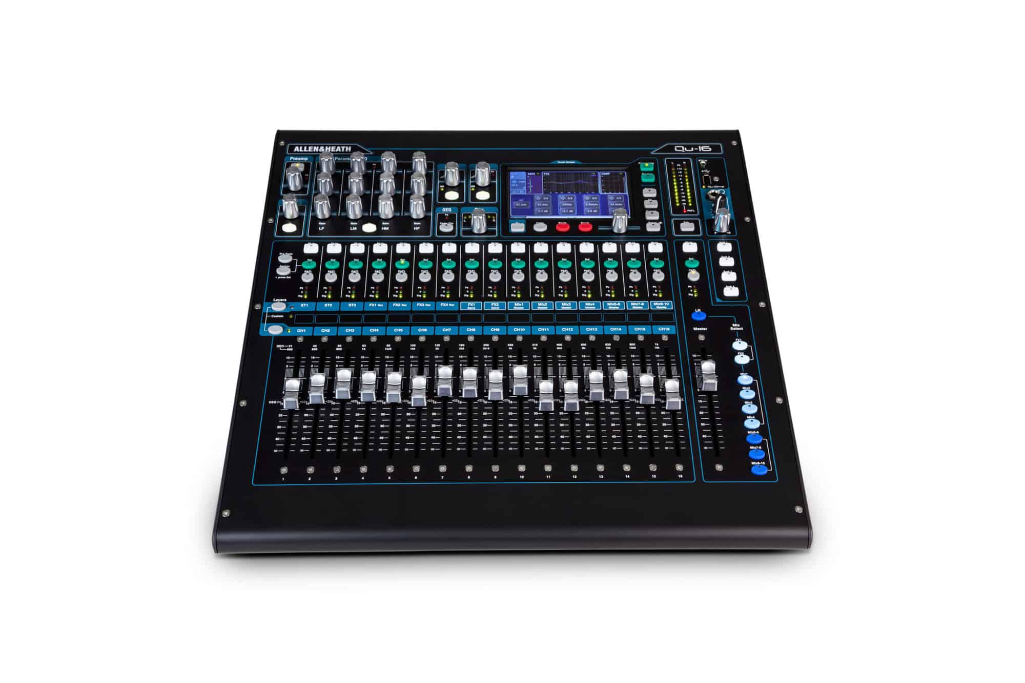 Allen and Heath QU16 Digital Mixer Dry Hire | Bigabox Productions